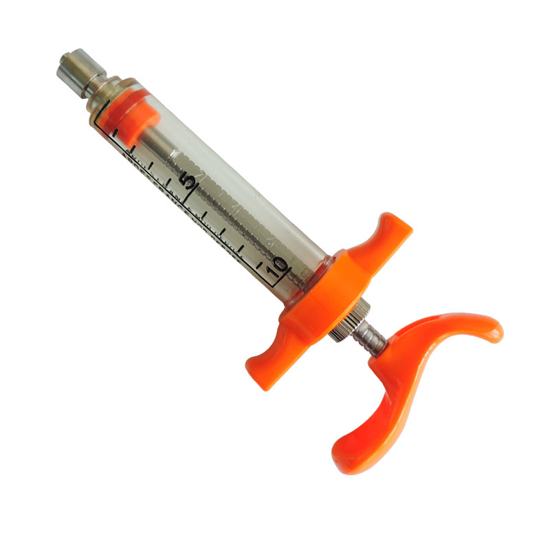 10ml 20ml Copper Head Continuous Poultry Injection Vaccine Syringe Gun with Dose Nut