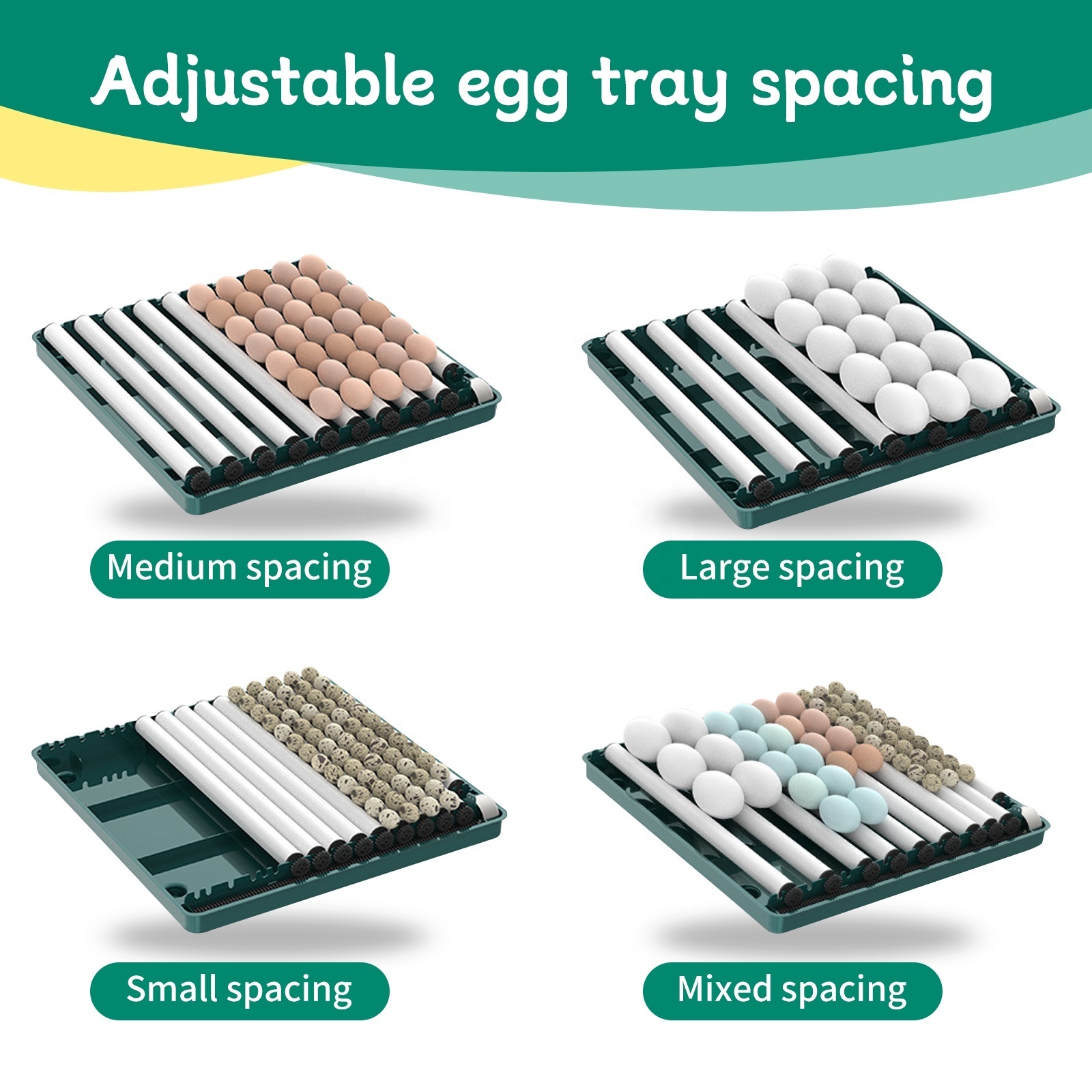 38 Eggs Incubator for Hatching Chicks Eggs Incubator Machine Fully Automatic Hatchery