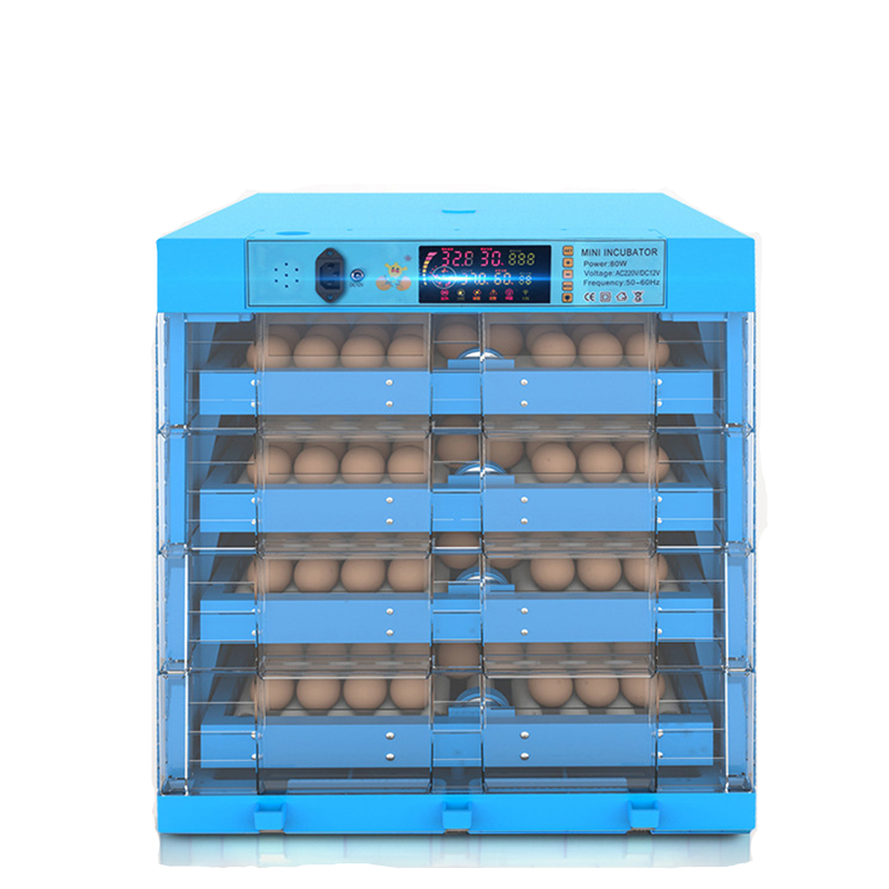 Full Automatic Eggs Incubators Blue Chicken Duck Goose Bird Egg Incubators For Sale