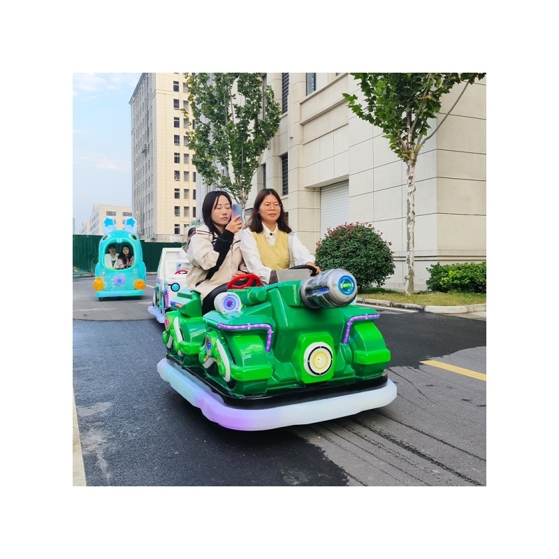 Square light amusement car park stalls new two-person bumper car parent-child outdoor commercial children's electric play