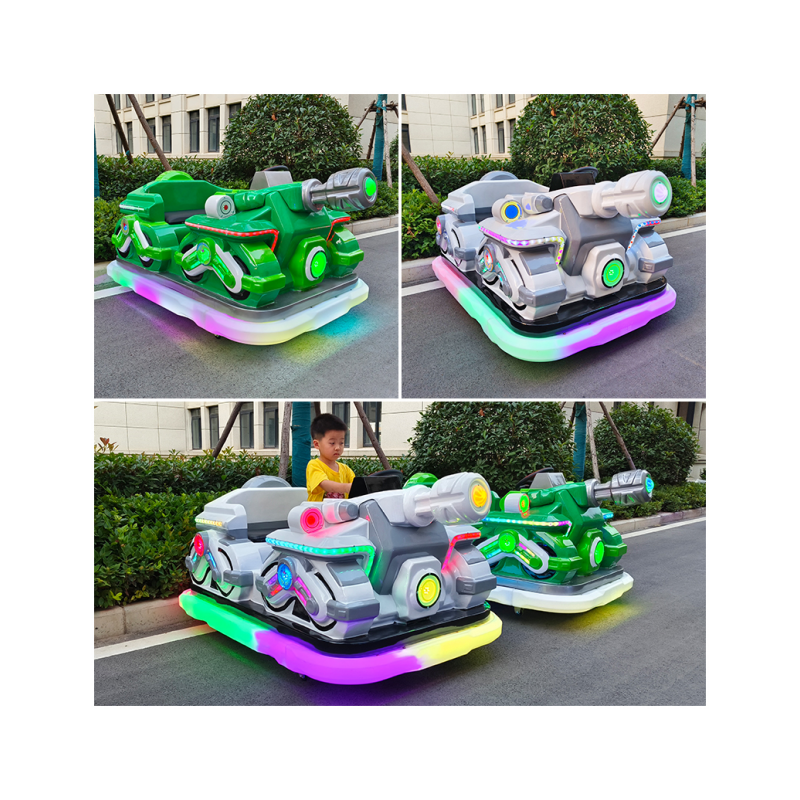 Square light amusement car park stalls new two-person bumper car parent-child outdoor commercial children's electric play