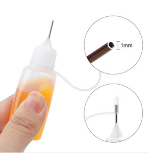 NH Needle Tip Glue Bottle Applicator 1 Ounce/ 30 Ml Empty Applicator Glue Oiler Squeeze Bottle For Paper Quilling Diy Craft