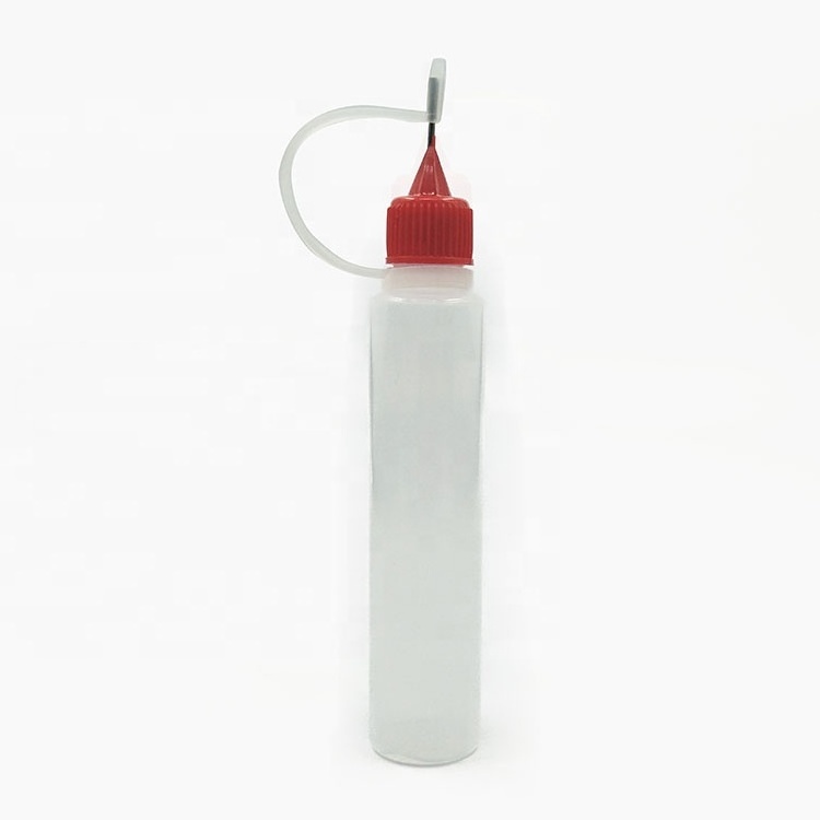 5ml 10ml 15ml 30ml plastic PE dropper bottle soft squezzed mini Needle tip Applicator Transparent Painting Glue Plastic Bottle