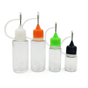 5ml 10ml 15ml 30ml plastic PE dropper bottle soft squezzed mini Needle tip Applicator Transparent Painting Glue Plastic Bottle