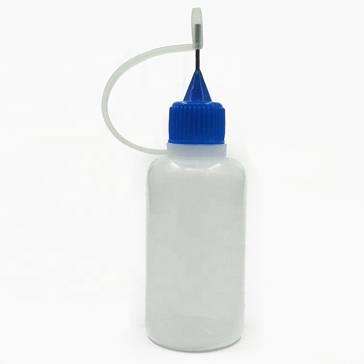 5ml 10ml 15ml 30ml plastic PE dropper bottle soft squezzed mini Needle tip Applicator Transparent Painting Glue Plastic Bottle