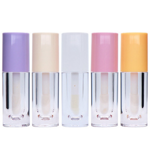 Nuo Hua Cute Custom Colors Round Lip Gloss Containers Large Capacity Lip Gloss Tubes 6ml Large Brush Lip Gloss Tubes