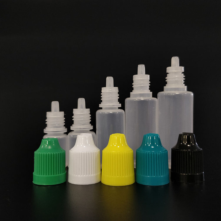 LDPE Liquide Dropper bottle 5ml 10ml 15ml 20ml 30ml 50ml 60ml 80ml 100ML Plastic Squeezable Liquid Dropper bottles