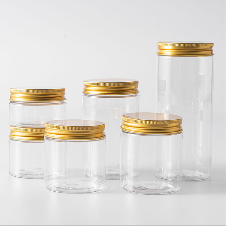 NH Wholesale Empty Different Capacity 50ml 80ml 100ml 120ml 150ml 200ml 250ml Cosmetic Cream Pet Plastic Jar With Pet Lid