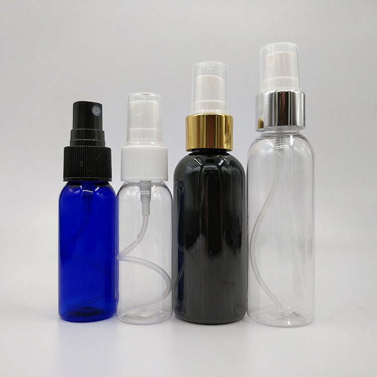 NH Wholesale Empty 1oz 10ml 30ml 50ml 60ml 100ml 120ml Round Shape Packaging Fine Mist Pet Plastic Facial Spray Bottle