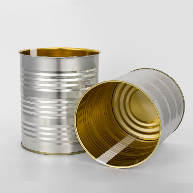 Tin can production and wholesale food grade metal empty tin cans, used for food packaging, canned food cans