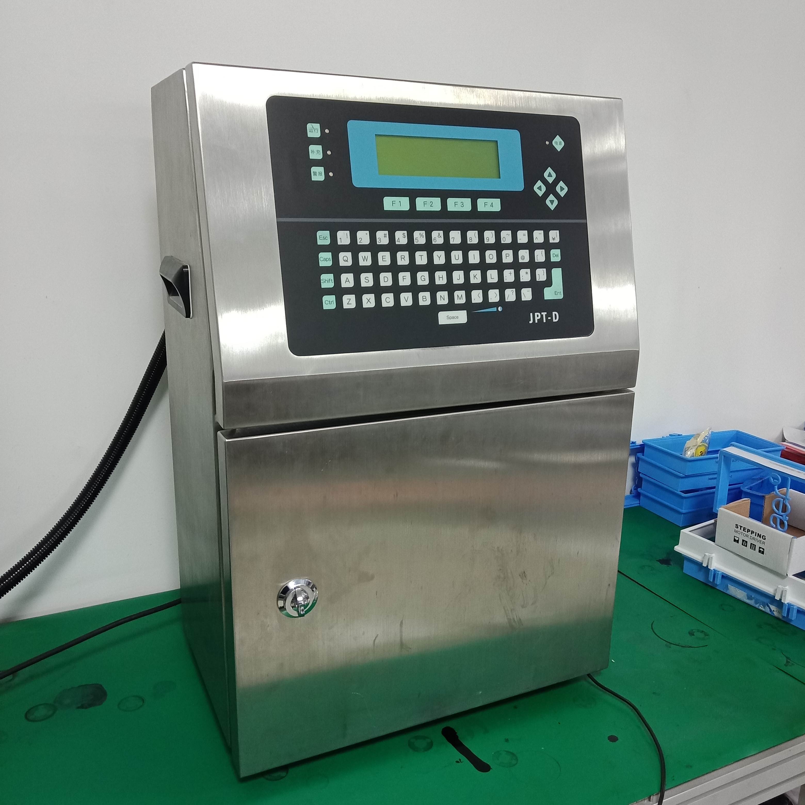 JPT-D Industrial Continuous Expiration Date Stamp Machine Same Function as Videojet Ink Jet Printer for Plastic Inkjet Printer