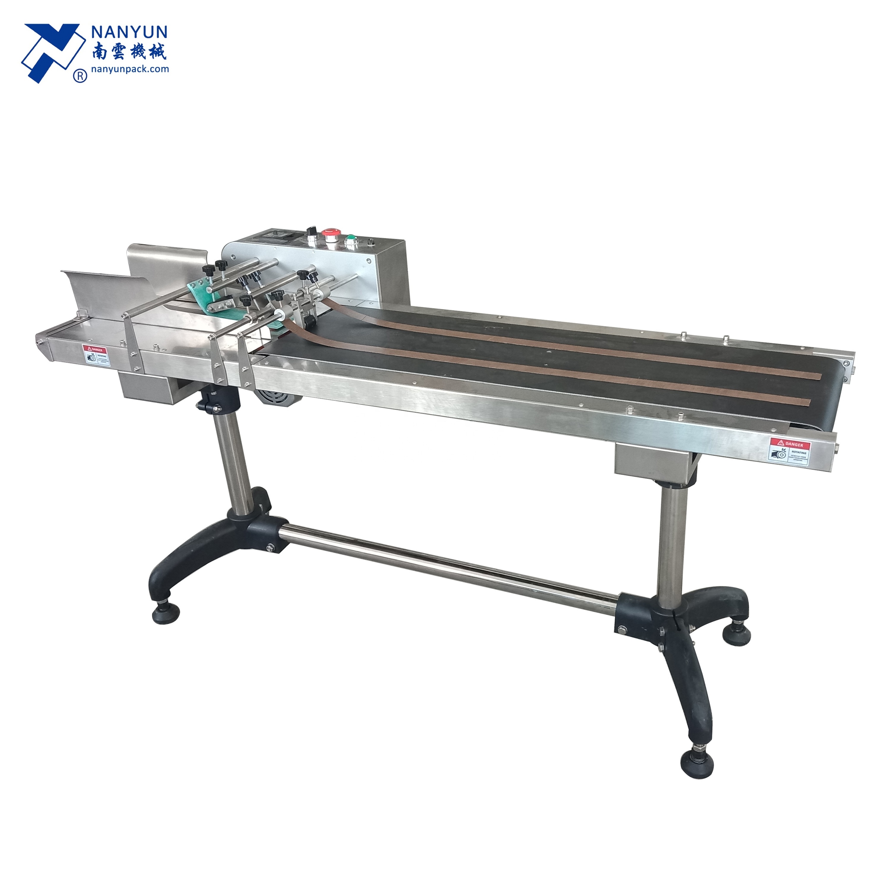 automatic  box card sheet friction pouch bag feeder paging separating dispensing machine for labeling system tto tij printer