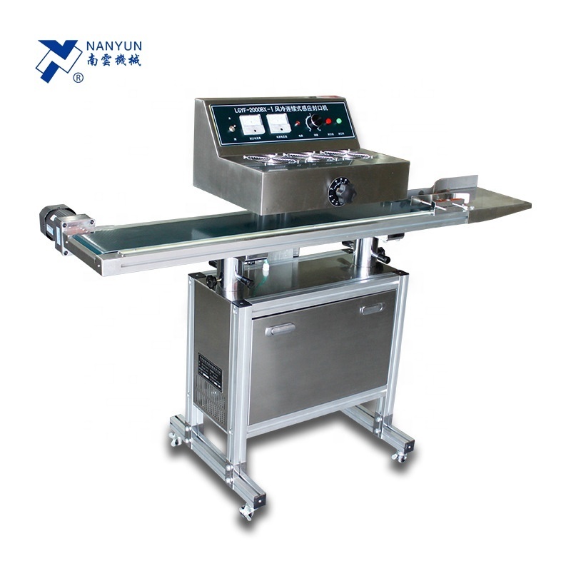 LGYF-2000BX semi-automatic continuous induction sealer for pet bottle/glass bottle/honey bottle manufacturer