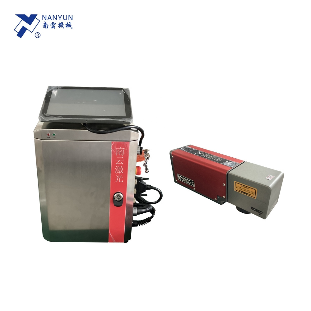 Pet Coding Machine Co2 Laser Marking For Water Bottle Production Line Expiry Date Code Printer