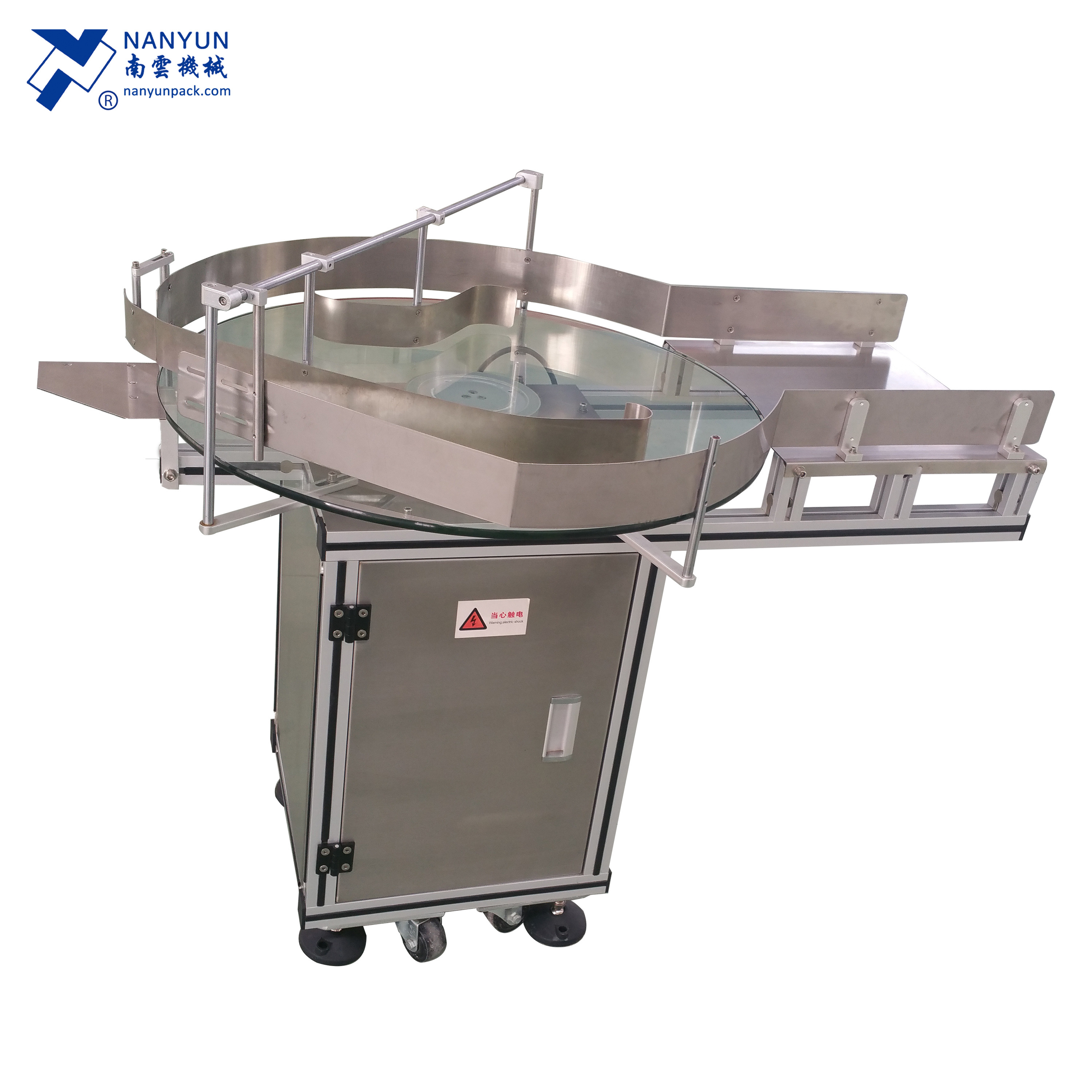 NY-861 full automatic rotary arranging table for bottle feeding filling capping labeling printing processing equipment machine