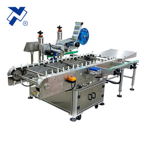 NY-821 Automatic Horizontal Small Round Vial Bottles Labeling Machine For Blood Tube/Lipstick/Penicillin/Sausage