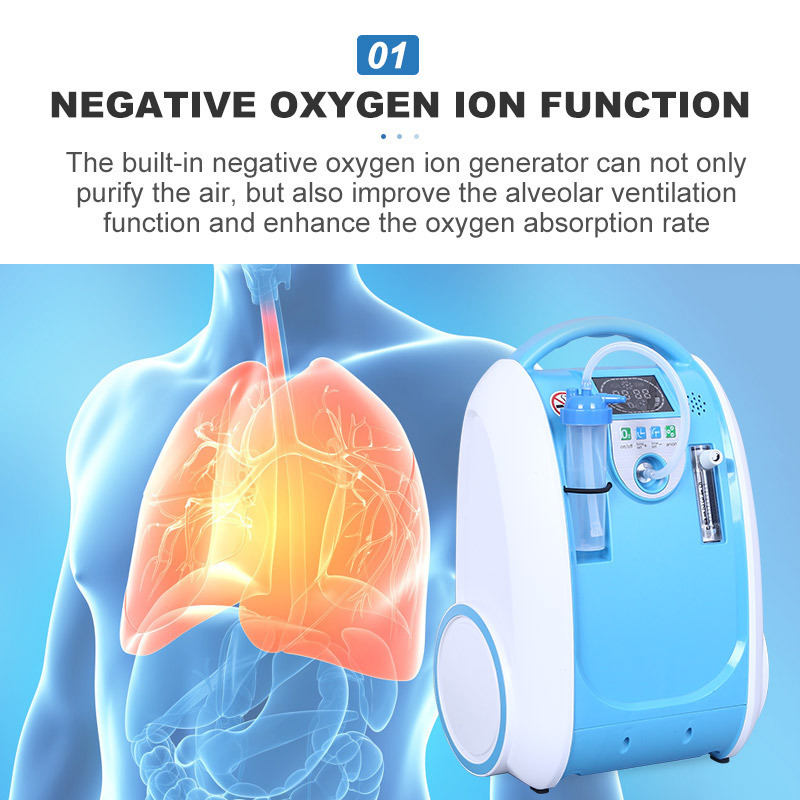 PSA Medical Home Oxigen Generator Machine Facilities 5l Consentrador Porttil De Oxigeno Medicinal Portable Oxygen Concentrator