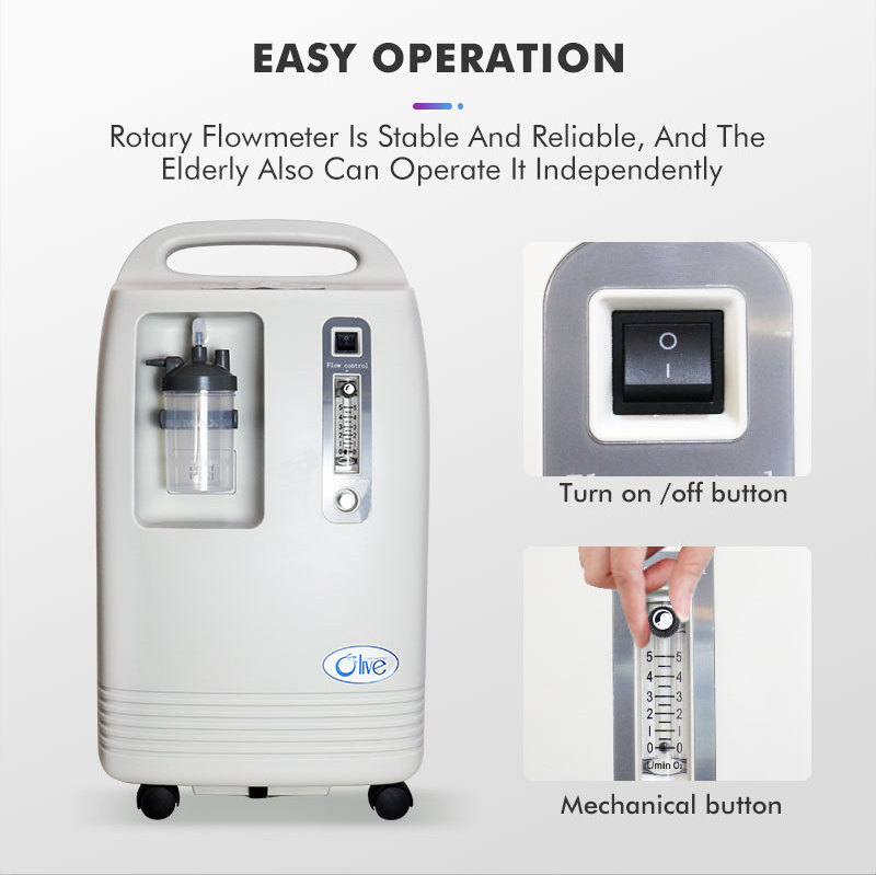 Two person use 10L Oxygen-concentrator Portable Meidcal 15liter 96% Oxygen Concentrator for Breathing Home Oxygen Generator