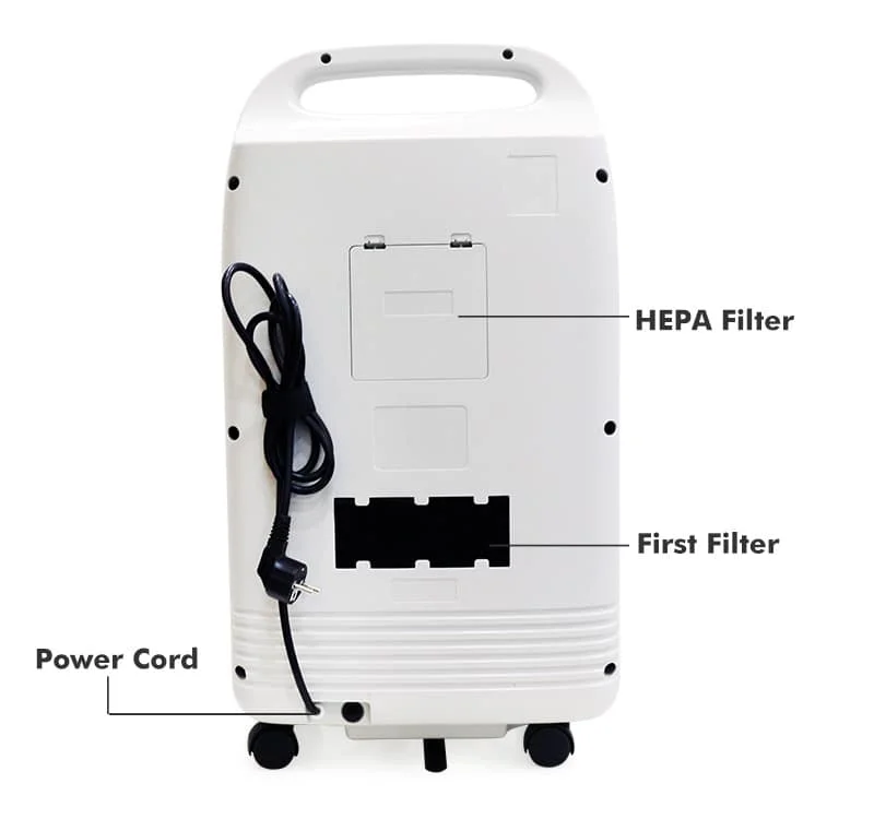 Portable 5ltr 10l Continuous Flow Consentermedical Oxygen Generator Machine Home Concentrador De Oxigeno Oxygene Concentrator