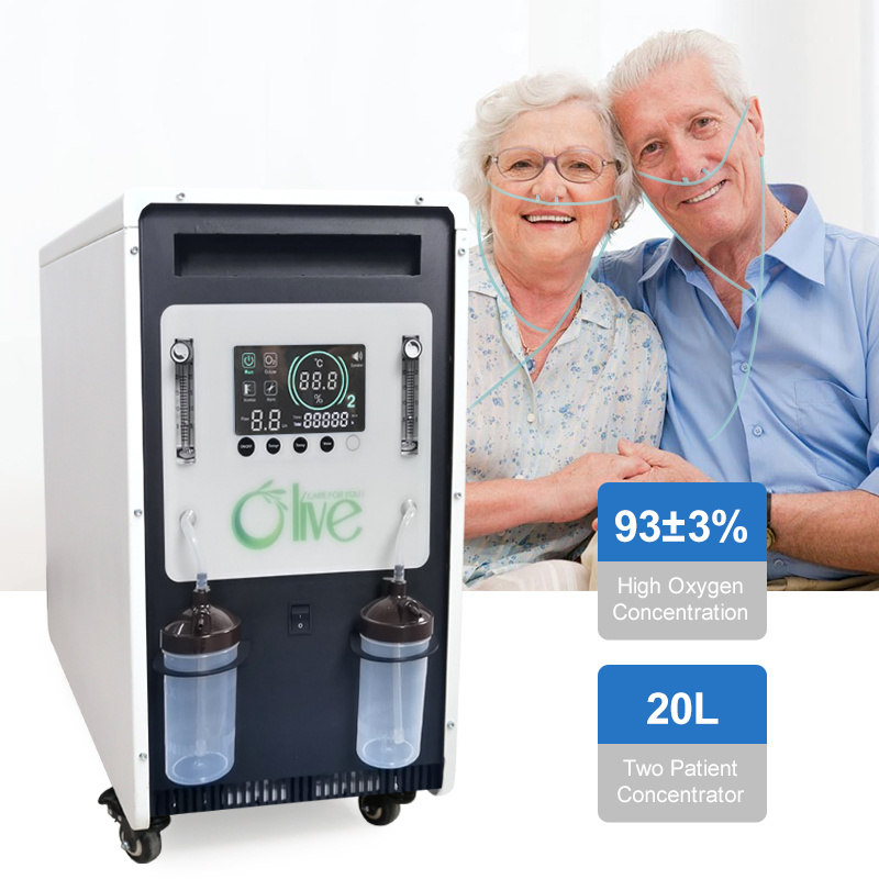 Olive15 liter Oxygene Concentrator Machine Medical Oxygen-Concentrator Hospital Grade High Flow 20 liter oxygene Concentrator