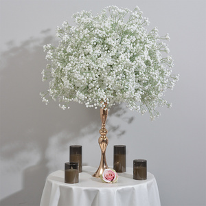 Wedding decoration supplies decorative fake silk flower baby's breath flower artificial baby's breath flower ball runner bulk