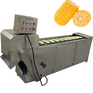 Automatic sweet corn tail cutter machine corn cutting machine price Energy saving corn segmenting machine