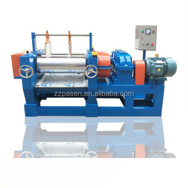 rubber open mill rubber mixing mill with stock blender two roll mixing mill machine