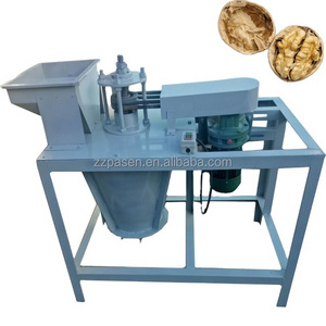 Professional crushed walnut shells machine nut cracker walnut opener sheller husk removing machine