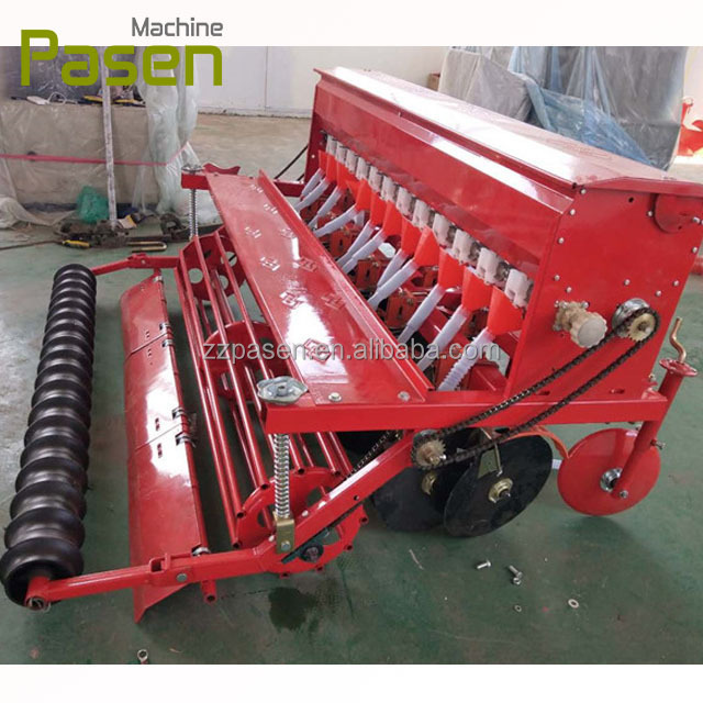 Tractor 3 point linkage 20 rows barley rice seeds sowing machine no tillage seed drill wheat planter