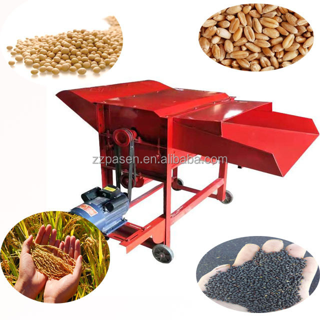 multi crop thresher wheat and corn and rice and beans small grain thresher