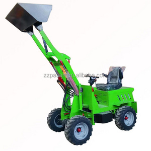 Bulk sand gravel shovel loader small wheeled earthmoving construction machinery electric small forklift truck