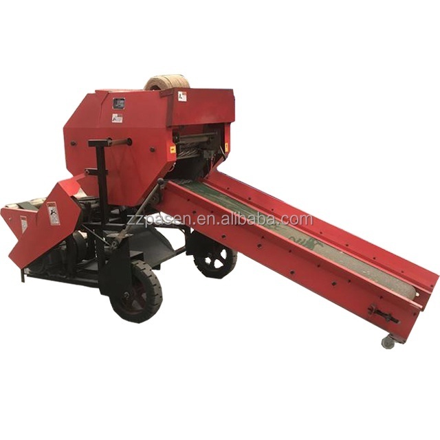 Hay And Straw Baler Silage Bale Wrap Net Machine Rice Straw Baling Machine Square Pine Straw Baler For Sale