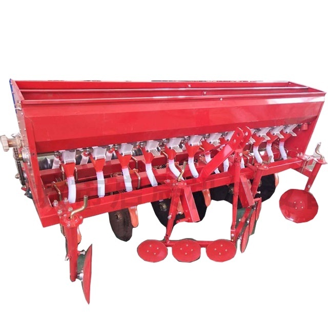 Tractor 3 point linkage 20 rows barley rice seeds sowing machine no tillage seed drill wheat planter