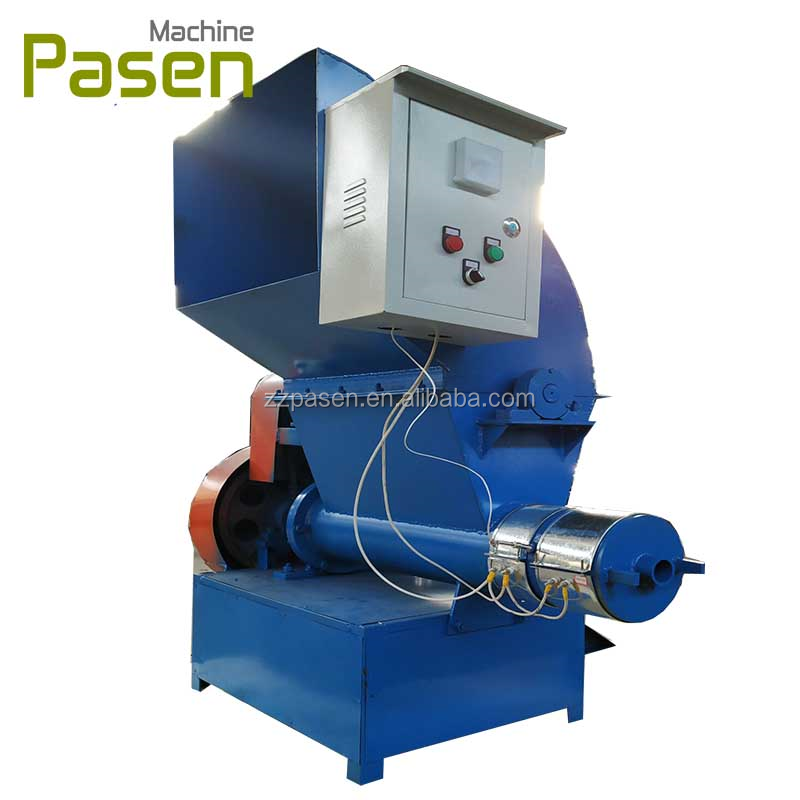 EPS foam recycling compressing machine EPS plastic foam melting hot compactor