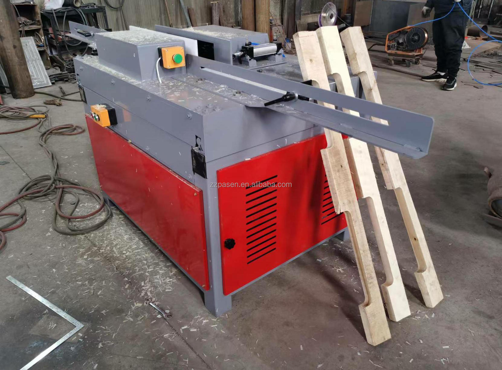 Single Wood Pallet Stringer Notching Machine Wood Pallet Notcher