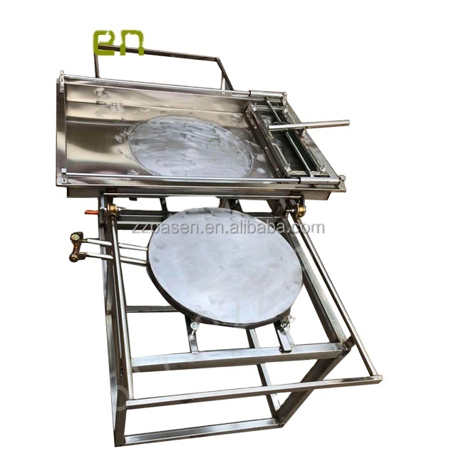 2-6pan commercial flat Bread Chapati Roti machine Injera Making Machine Automatic Round Dosa spring roll injera Wrapper Machine