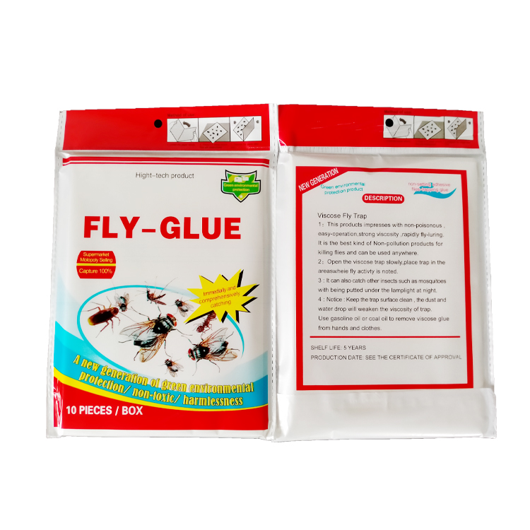 Hot Sale Paper Housefly Glue Trap Low Price Flies Sticky Board Fly Catcher with Attractive Baits 18.2*25.2 m