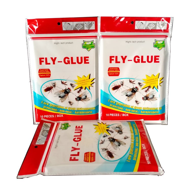 Hot Sale Paper Housefly Glue Trap Low Price Flies Sticky Board Fly Catcher with Attractive Baits 18.2*25.2 m