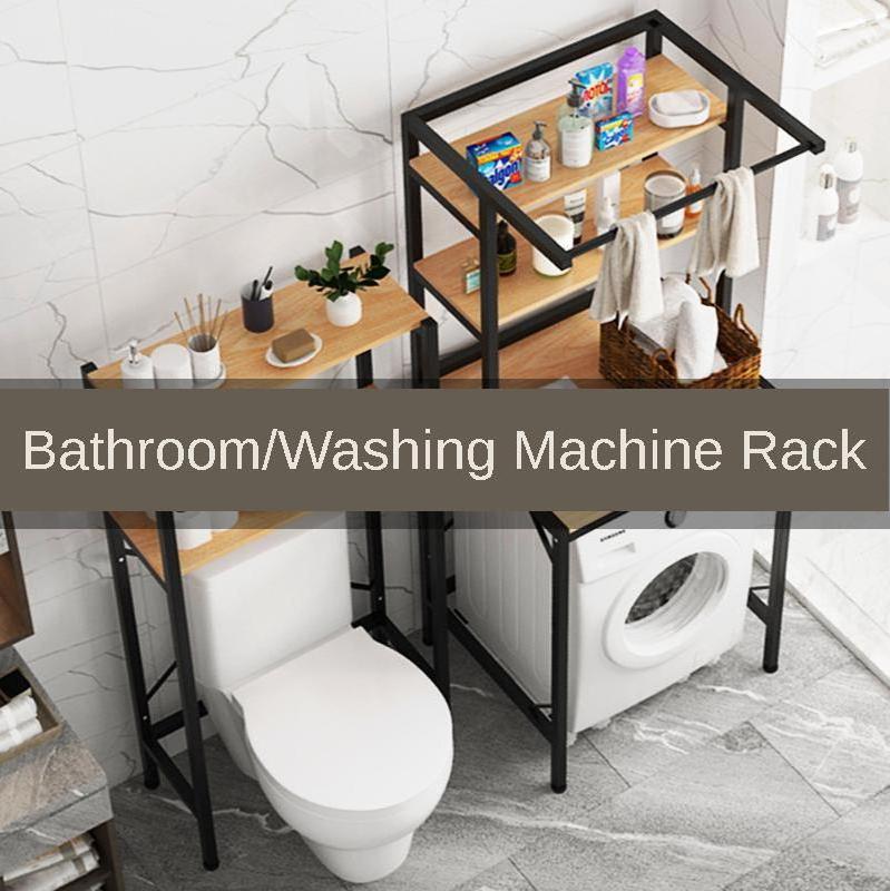 Large Capacity Washing Machine Rack Storage Shelf Bathroom Organizer for Home Balcony