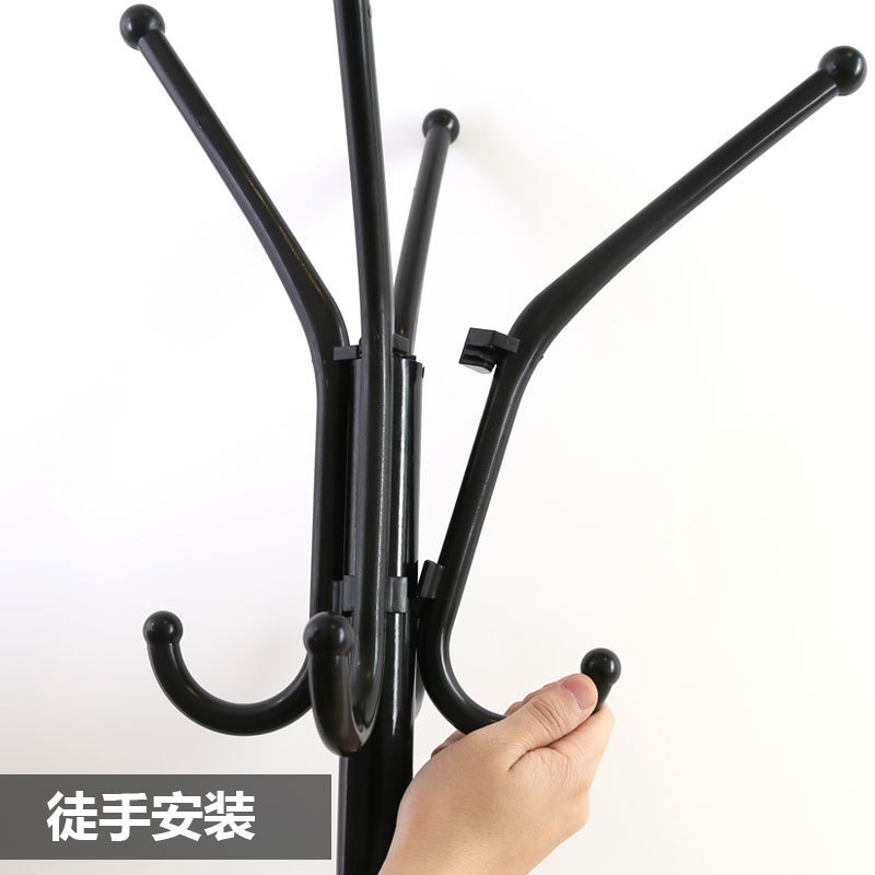 Easy Assemble Patented Wholesale Metal Tree Shaped Standing Coat Rack Clothes Hat Coat Hanger Stand