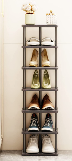 7-storey vertical storage narrow frame entry corridor shoe rack storage rack