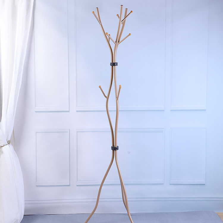 Office Space-saving Twig Metal Clothing Coat Rack Hanger Coat Stand