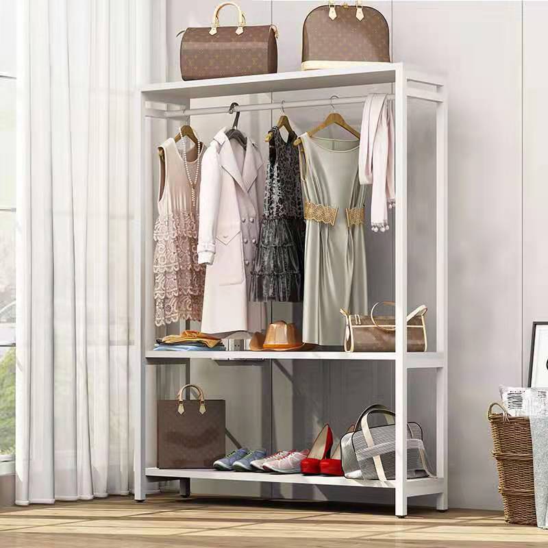 Multi-tier Wire Garment Rack Heavy Duty Clothes Drying Rack Portable Clothes Wardrobe Compact Extra Large Storage Rack