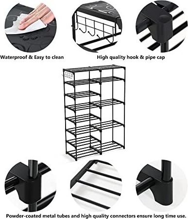 High-end fashion metal furniture shoe rack storage rack