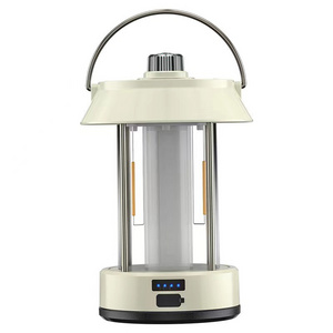 Factory Hot Sale Battery Operated LED Retro Outdoor WaterProof Hanging Tent Light USB Portable Camping Lantern