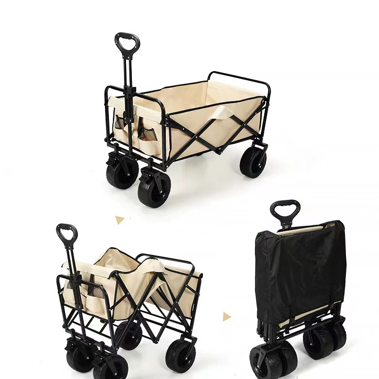 Outdoor garden park utility kids portable beach trolley cart camping foldable folding wagon