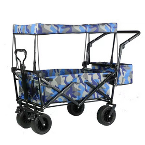 Outdoor garden park utility kids portable beach trolley cart camping foldable folding wagon