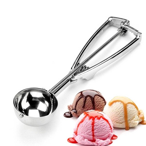 Italian Stainless Steel Ice Cream Scoop Stainless Steel 18/8 Cookie Ice Cream Scoop Big