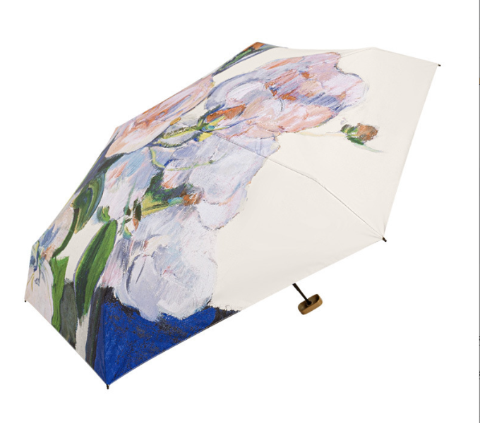 Mini Ultra-light sunscreen thickened umbrella sun and rain Six-folding Umbrella Small Portable Tine Umbrella