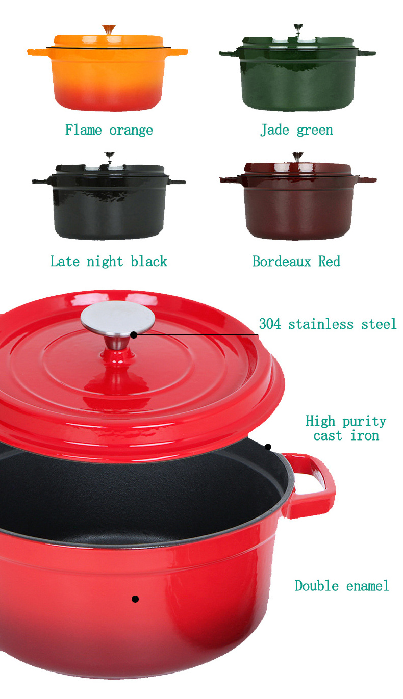 Low MOQ cast iron cookware sets squer,iron wok cookware,single cast iron cookware